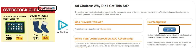 图8-6　Ad Choices示例
